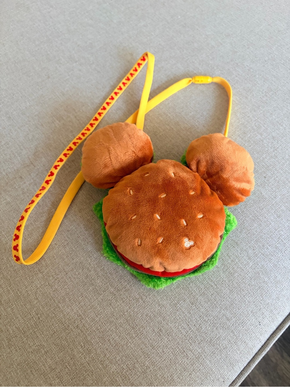 Mickey Mouse-shaped hamburger bag from Tokyo Disney Resort